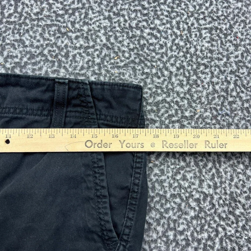 Levis Cargo Shorts Men 34 Black Cotton Pockets Casual Outdoor Utility